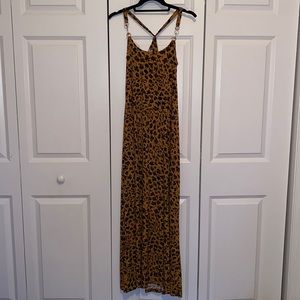 Leopard Print Maxi Dress